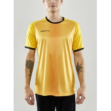 Craft Sport T-shirt (Jersey) Progress 2.0 Graphic Jersey - light, functional and stretch material - yellow/black Men