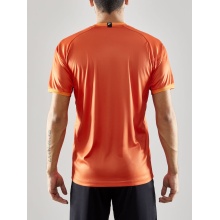 Craft Sport T-shirt (Jersey) Progress 2.0 Graphic Jersey - lightweight, functional and stretch material - orange/black Men