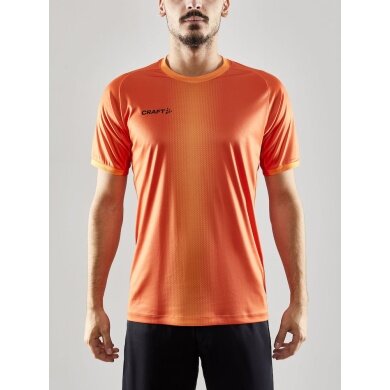 Craft Sport T-shirt (Jersey) Progress 2.0 Graphic Jersey - lightweight, functional and stretch material - orange/black Men