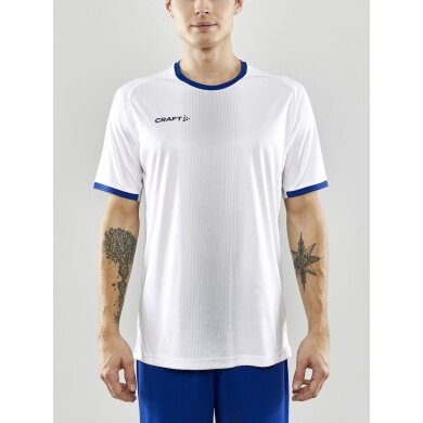 Craft Sport T-shirt (Jersey) Progress 2.0 Graphic Jersey - light, functional and stretch material - white/blue Men