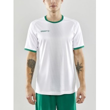 Craft Sport T-shirt (Jersey) Progress 2.0 Graphic Jersey - light, functional and stretch material - white/green Men