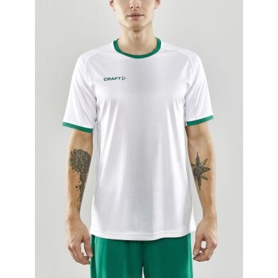 Craft Sport T-shirt (Jersey) Progress 2.0 Graphic Jersey - light, functional and stretch material - white/green Men