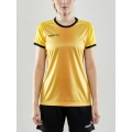 Craft Sport-Shirt (Jersey) Progress 2.0 Graphic Jersey - light, functional and stretch material - yellow/black Women