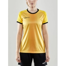 Craft Sport-Shirt (Jersey) Progress 2.0 Graphic Jersey - light, functional and stretch material - yellow/black Women