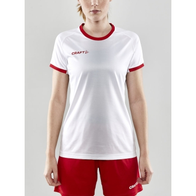 Craft Sport-Shirt (Jersey) Progress 2.0 Graphic Jersey - light, functional and stretchy material - white/red Women