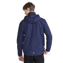 Craft Evolve Rain Jacket (lightweight, wind and water resistant, hood) navy blue Men