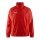 Craft Evolve Rain Jacket (lightweight, wind and water resistant, hood) red Men