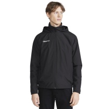 Craft Evolve Rain Jacket (lightweight, wind and water resistant, hood) black Men