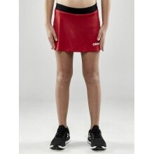 Craft Sport-Rock Squad Skirt - light, functional and stretch material, with inner slip - red girls