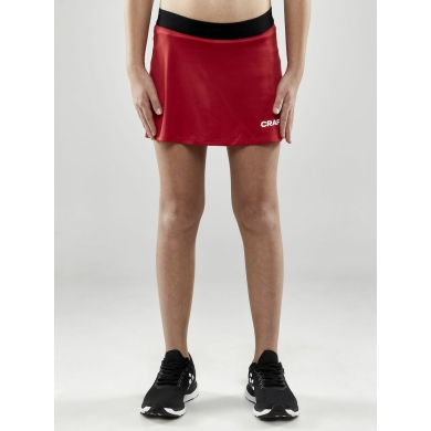 Craft Sport-Rock Squad Skirt - light, functional and stretch material, with inner slip - red girls