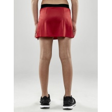 Craft Sport-Rock Squad Skirt - light, functional and stretch material, with inner slip - red girls