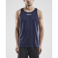 Craft Sport-Tank Rush Singlet (100% Polyester) sleeveless navy blue Men