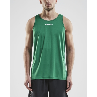 Craft Sport-Tank Rush Singlet (100% Polyester) sleeveless green Men