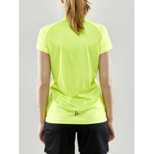 Craft Sport-Shirt Evolve Referee (rec. Polyester, Mesh Inserts) neon yellow Women