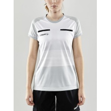 Craft Sport-Shirt Evolve Referee (rec. Polyester, Mesh Inserts) platinum grey Women