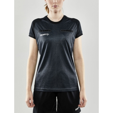 Craft Sport-Shirt Evolve Referee (rec. Polyester, Mesh Inserts) black Women