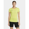 Craft Sport-Shirt Extend Jersey (rec. Polyester, Mesh Inserts) yellow Women