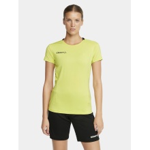 Craft Sport-Shirt Extend Jersey (rec. Polyester, Mesh Inserts) yellow Women