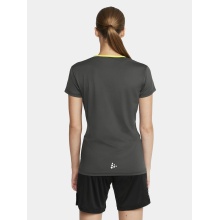 Craft Sport-Shirt Extend Jersey (recycled Polyester, Mesh Inserts) asphalt grey Women