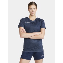 Craft Sport-Shirt (Jersey) Premier Solid Jersey (rec. Polyester, high elasticity) navy blue Women