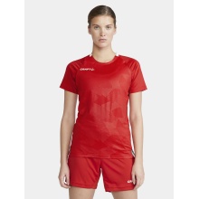 Craft Sport-Shirt (Jersey) Premier Solid Jersey (recycled Polyester, high elasticity) red Women