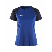 Craft Sport-Shirt Squad 2.0 Contrast Jersey (high elasticity, comfortable fit) cobalt blue Women