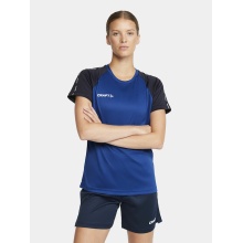 Craft Sport-Shirt Squad 2.0 Contrast Jersey (high elasticity, comfortable fit) cobalt blue Women