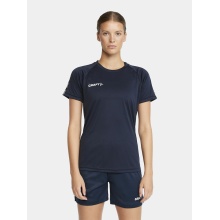 Craft Sport-Shirt Squad 2.0 Contrast Jersey (high elasticity, comfortable fit) navy blue Women