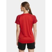 Craft Sport-Shirt Squad 2.0 Contrast Jersey (high elasticity, comfortable fit) red Women