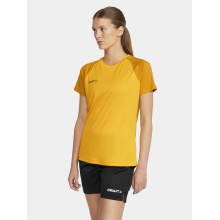 Craft Sport-Shirt Squad 2.0 Contrast Jersey (high elasticity, comfortable fit) yellow Women