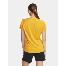 Craft Sport-Shirt Squad 2.0 Contrast Jersey (high elasticity, comfortable fit) yellow Women