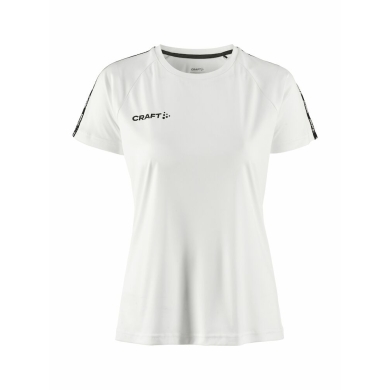 Craft Sport-Shirt Squad 2.0 Contrast Jersey (high elasticity, comfortable fit) white Women