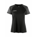 Craft Sport-Shirt Squad 2.0 Contrast Jersey (high elasticity, comfortable fit) black Women