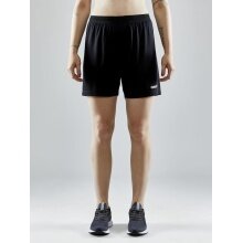 Craft Sports Shorts (Short) Evolve - lightweight, elastic waistband with drawstring, without side pockets - black Women