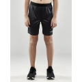 Craft Sports Shorts (Short) Evolve - light, elastic waistband with drawstring, without side pockets - dark grey Children