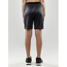 Craft Sports Shorts (Short) Evolve - light, elastic waistband with drawstring, without side pockets - dark grey Children