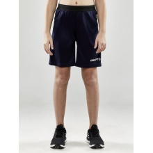 Craft Sports Shorts (Short) Evolve Zip Pocket - lightweight, zip pockets - navy blue Kids