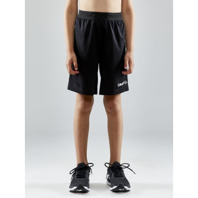 Craft Sports Shorts (Short) Evolve Zip Pocket - lightweight, zip pockets - black Kids