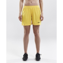 Craft Sports Shorts (Short) Squad Solid - without inner shorts, elastic material - yellow Kids