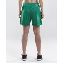 Craft sports trousers (short) Squad Solid - without inner shorts, elastic material - green women