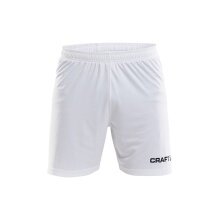 Craft Sports Shorts (Short) Squad Solid WB - with inner shorts, elastic material - white Men