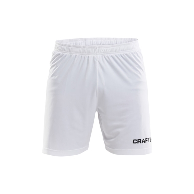 Craft Sports Shorts (Short) Squad Solid WB - with inner shorts, elastic material - white Men