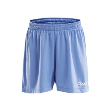 Craft Sports Shorts (Short) Squad Solid WB - with inner shorts, elastic material - light blue Children