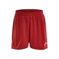 Craft Sports Shorts (Short) Squad Solid WB - with inner shorts, elastic material - red Kids