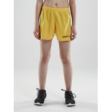 Craft Sport Shorts Short Pro Control short yellow/black Boys