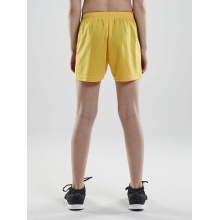 Craft Sport Shorts Short Pro Control short yellow/black Boys