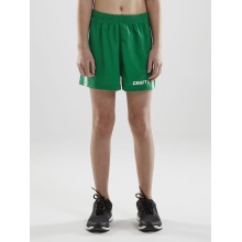 Craft Sports Shorts Short Pro Control short green/white Boys