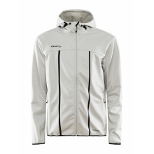 Craft Softshell Jacket ADV Explore (windproof, water-repellent) light grey Men