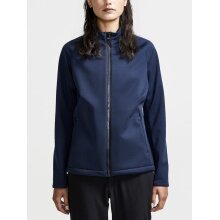 Craft Softshell Jacket Core Explore (windproof, water-repellent) dark blue Women