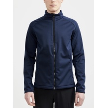 Craft Softshell Jacket Core Explore (windproof, water-repellent) dark blue Men